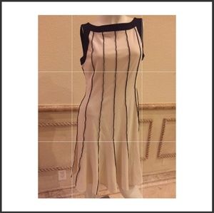 Beautiful black and cream dress